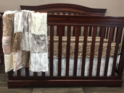 woodland crib bedding, Nursery Set